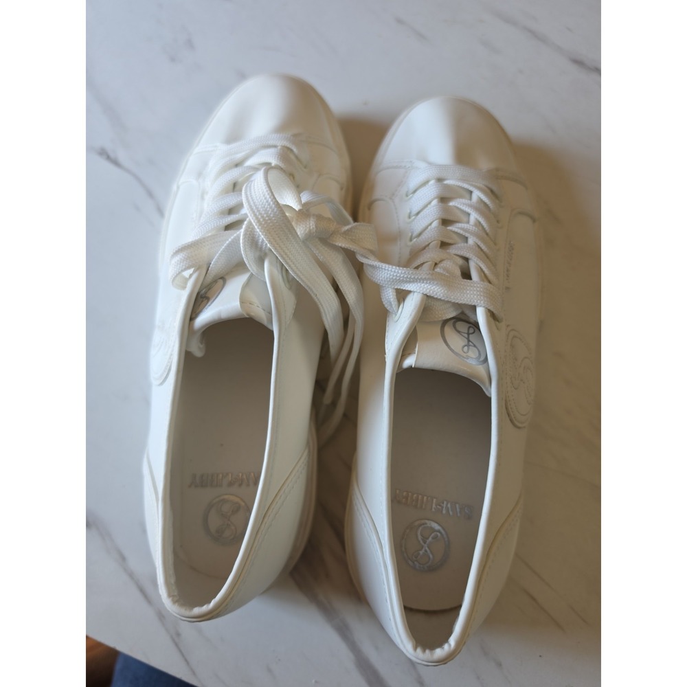 Sam & Libby Women's Dina Sneakerโ White Size 9.5 US | 43 EUR